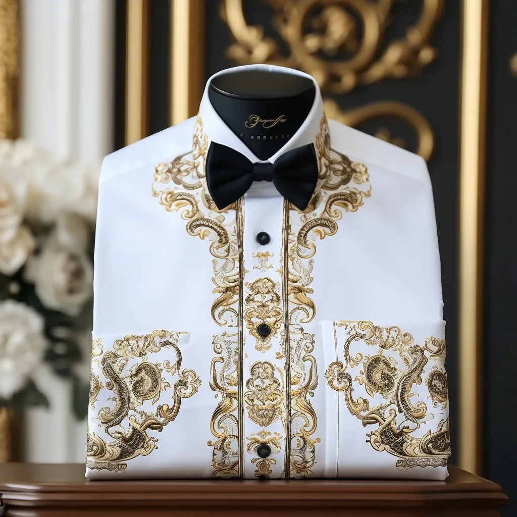 Best Unique Luxe Collection Effortless chic Shirt High Elasticity men's printed shirt