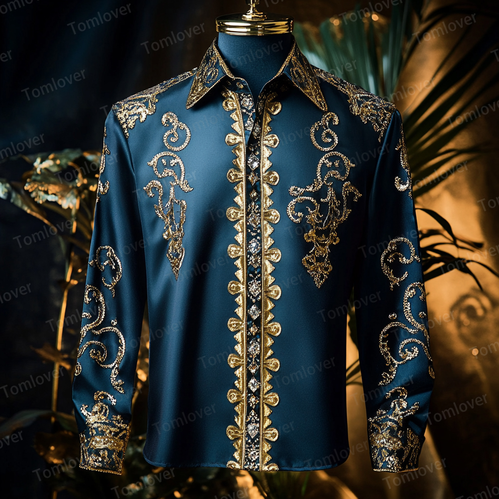 2025 Best Men's Unique Luxe Collection Classic Casual Shirt