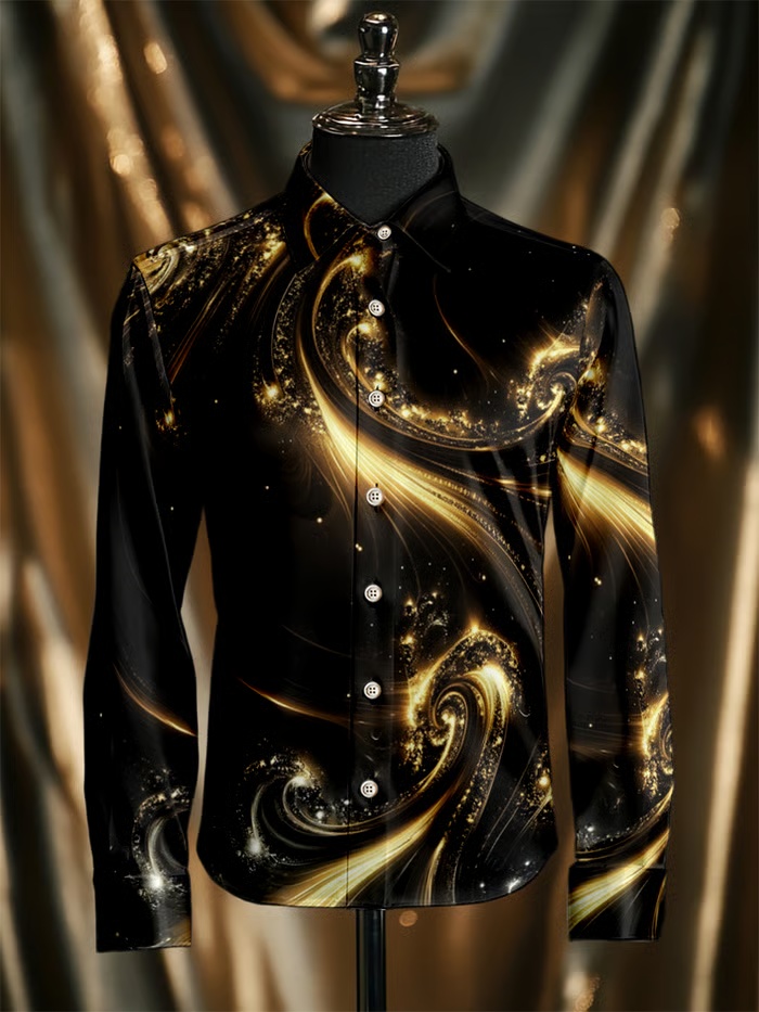 New Luxury Business VIP Exclusive Designer unique Luxe Collection long Shirt High Elasticity