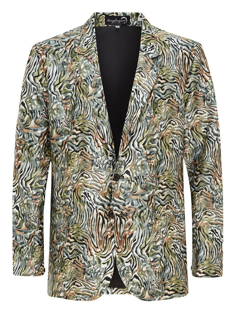 100% Hand Woven Raw Silk Men's Luxury Business Casual Fashion Blazer Suit Jacket