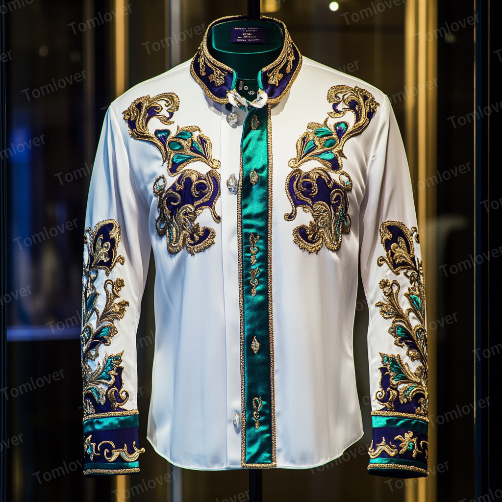 2025 Best Men's Unique Luxe Collection Classic Casual Shirt