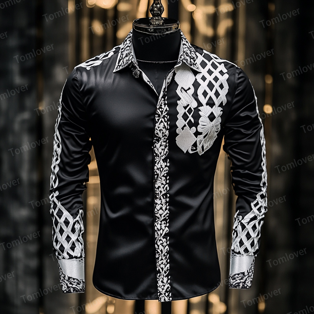 2025 Best Men's Unique Luxe Collection Classic Casual Shirt