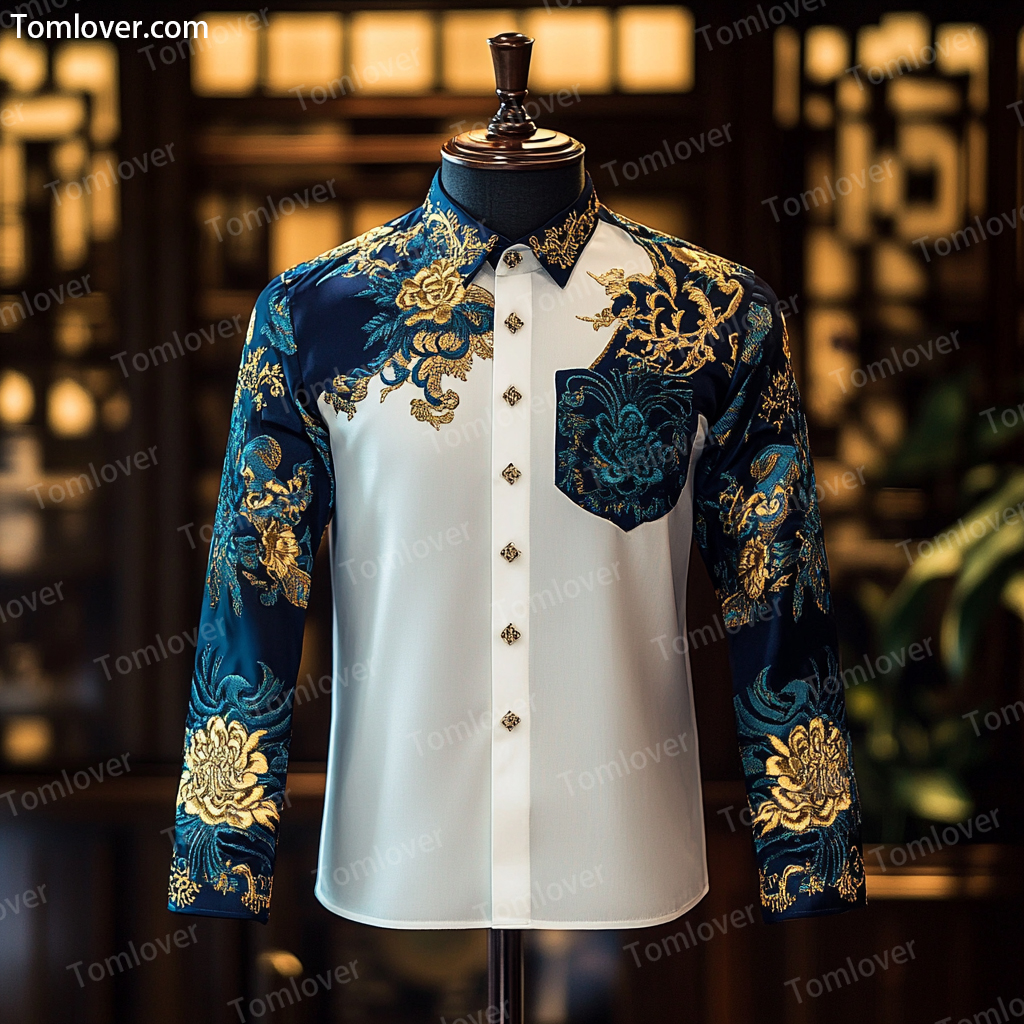 2025 Best Men's Unique Luxe Collection Classic Casual Shirt