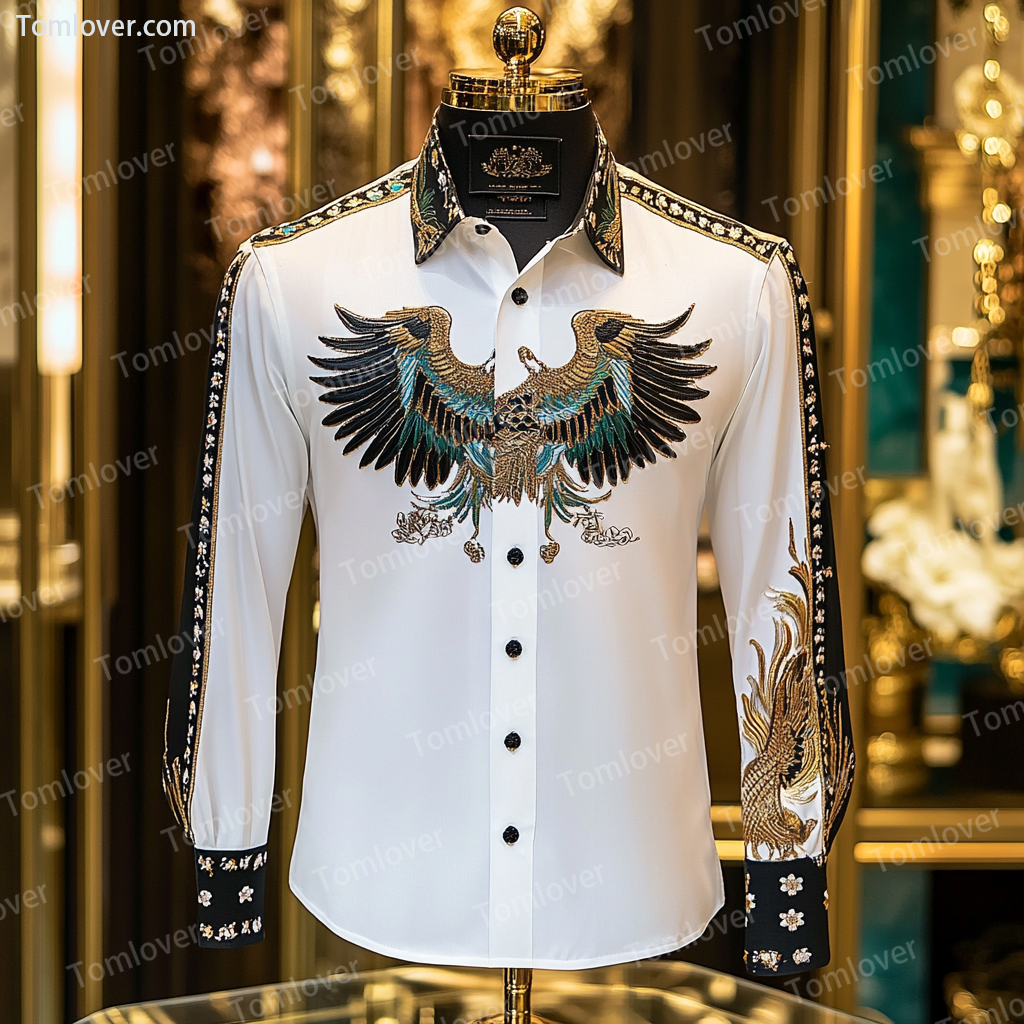 2025 Best Men's Unique Luxe Collection Classic Casual Shirt