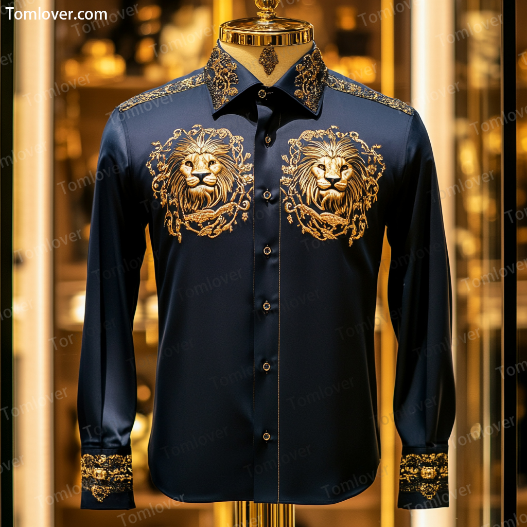 2025 Best Men's Unique Luxe Collection Classic Casual Shirt