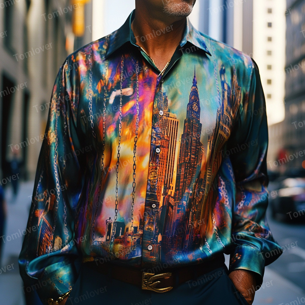 2025 Best Men's Unique Luxe Collection Classic Casual Shirt