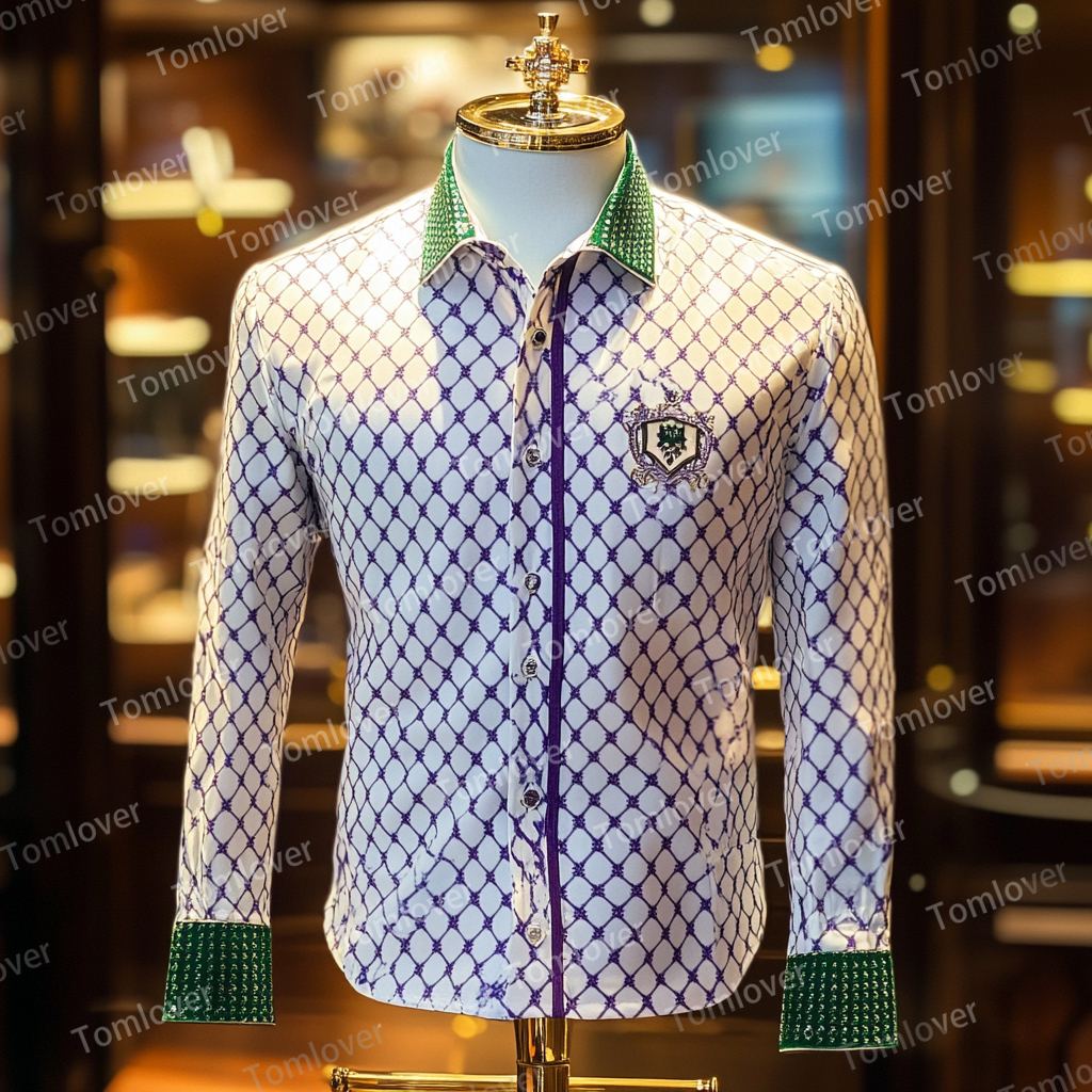 2025 Best Men's Unique Luxe Collection Classic Casual Shirt