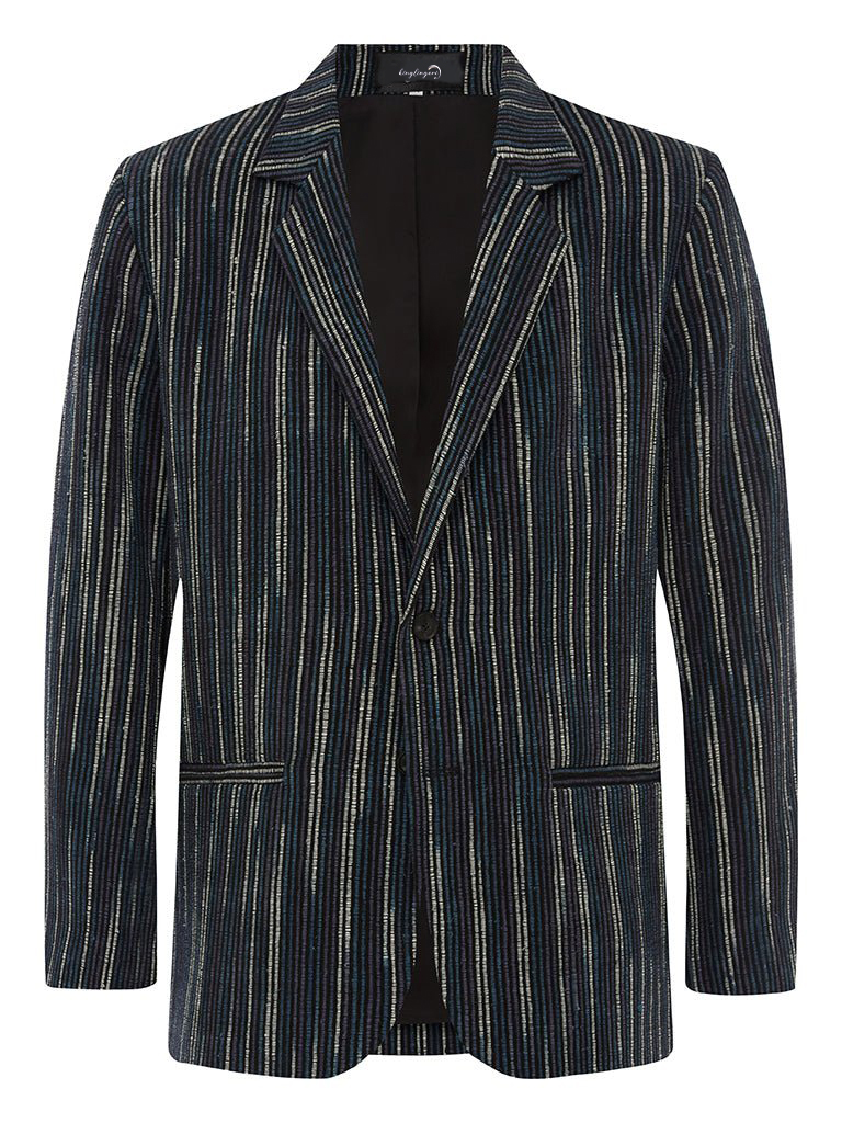 100% Hand Woven Raw Silk Men's Luxury Business Casual Fashion Blazer Suit Jacket