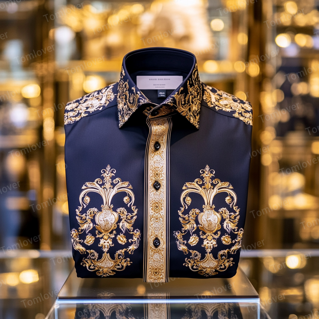 2025 Best Men's Unique Luxe Collection Classic Casual Shirt