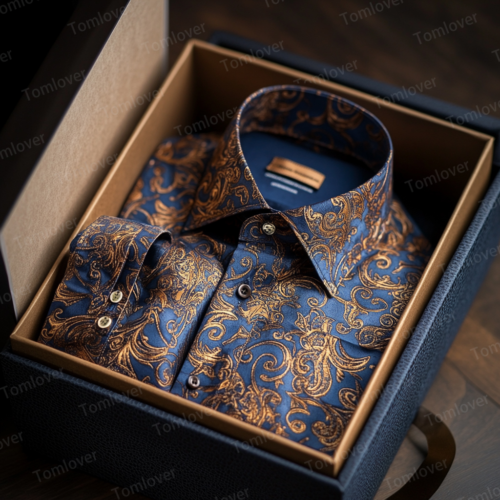 2025 Best Men's Unique Luxe Collection Classic Casual Shirt