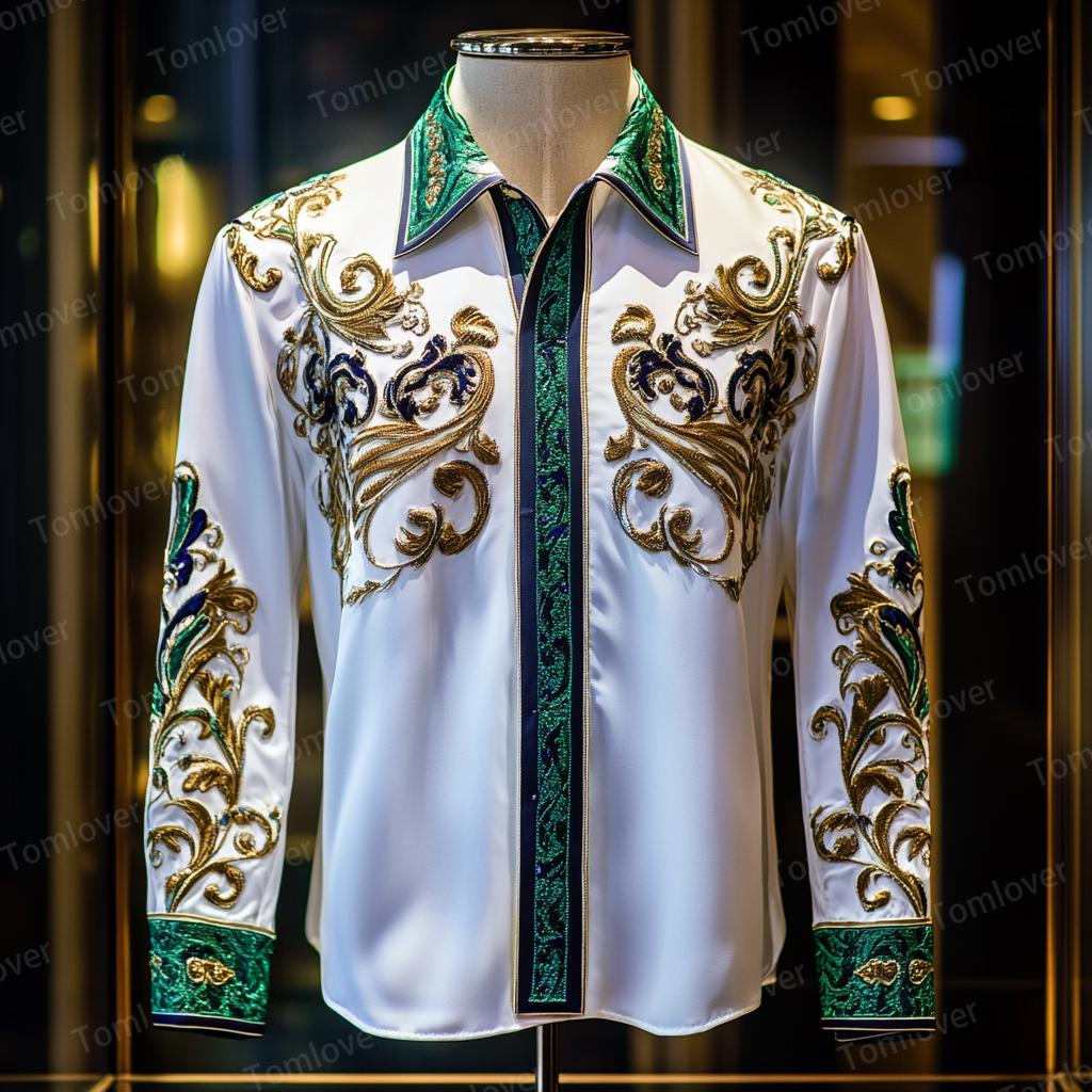 2025 Best Men's Unique Luxe Collection Classic Casual Shirt