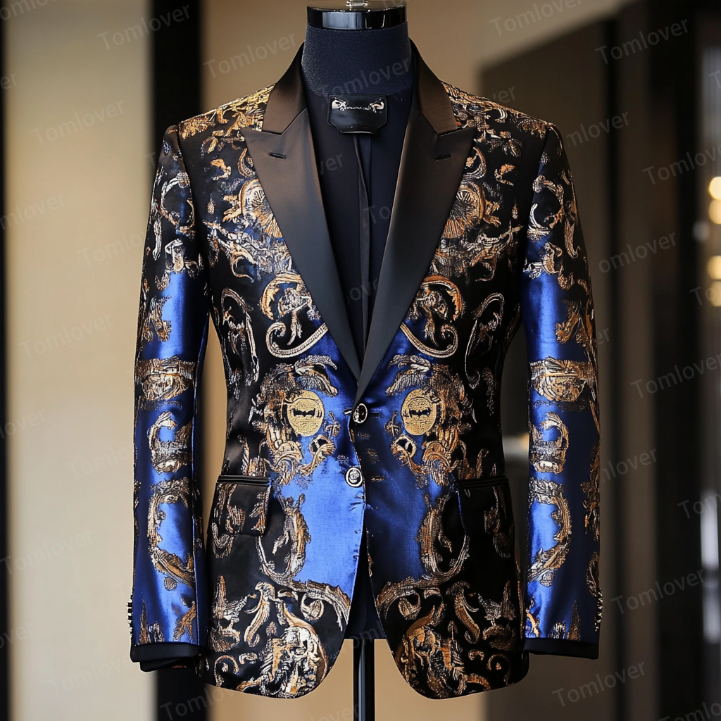 Luxury Stand-up collar Embroidery Jacket Limited sale Fashion Men's High quality High discount