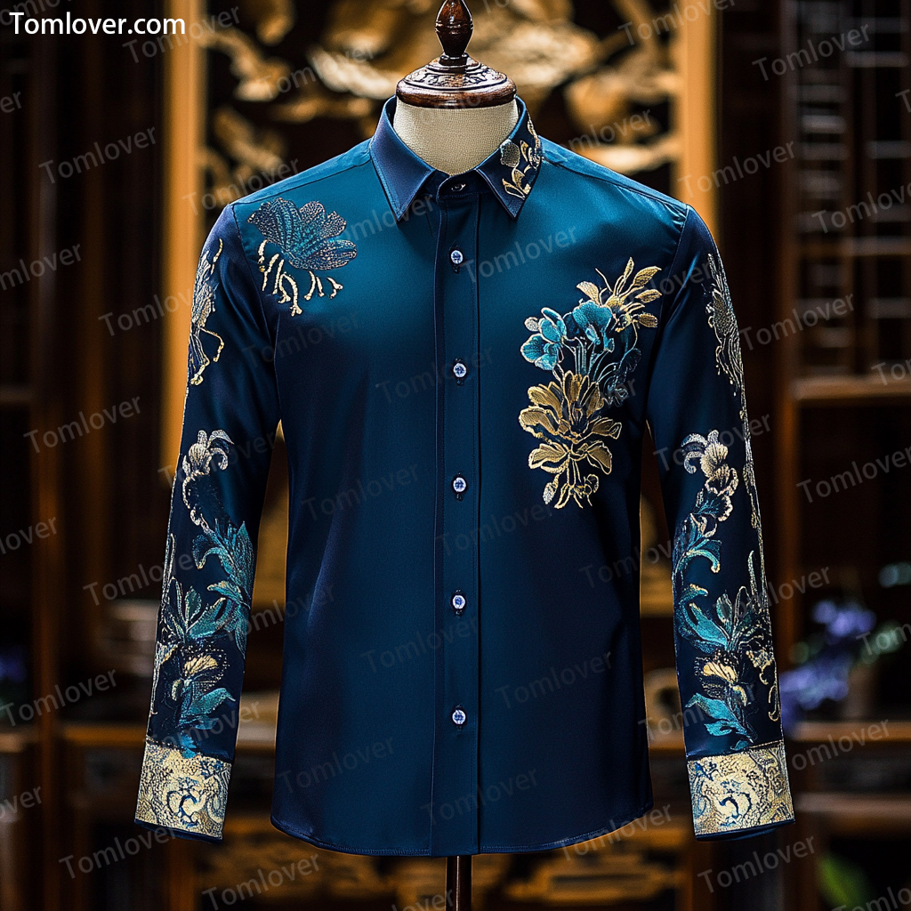 2025 Best Men's Unique Luxe Collection Classic Casual Shirt