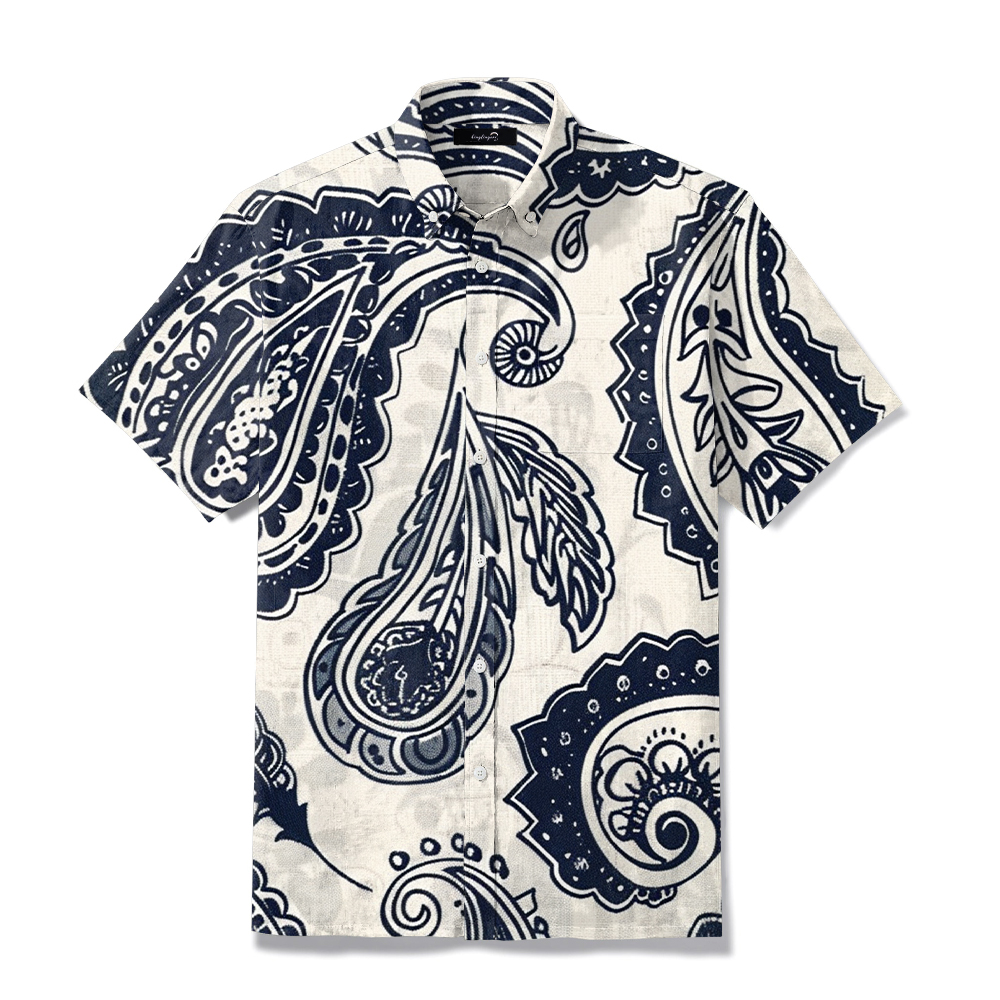 Super Soft Elegant Fashion Charm Print For Men Hawaiian Shirt 