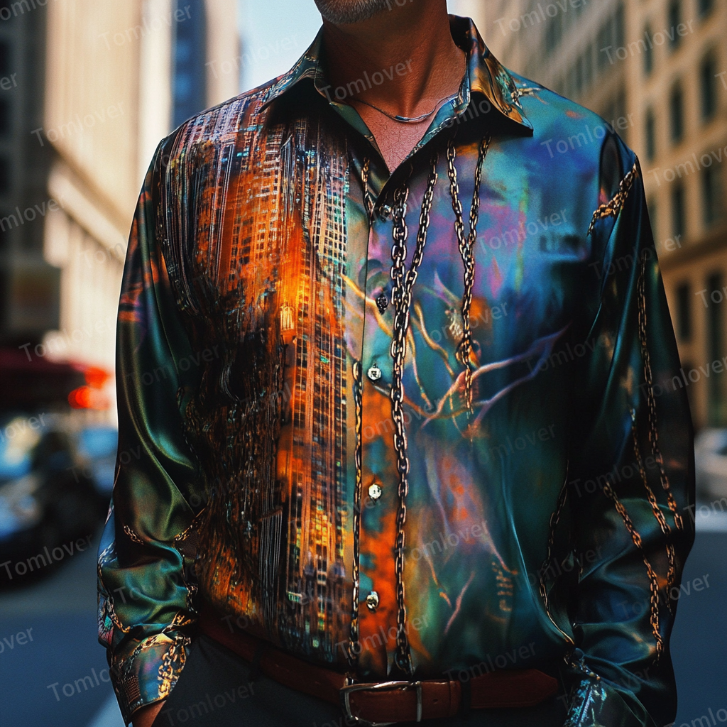 2025 Best Men's Unique Luxe Collection Classic Casual Shirt