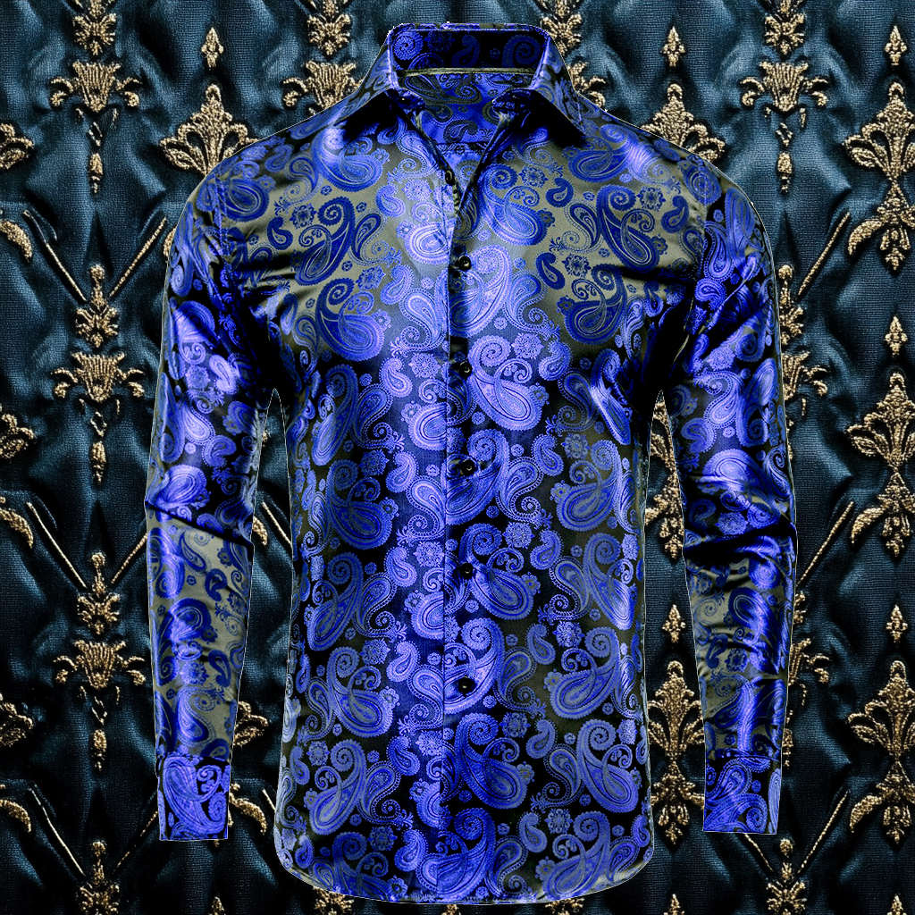 Silk Luxury Business VIP Exclusive Designer unique Luxe Collection long Shirt High Elasticity