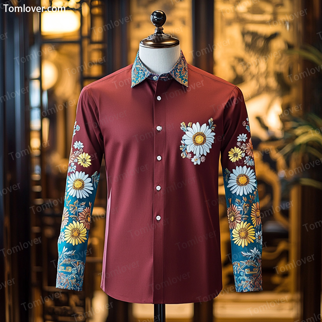 2025 Best Men's Unique Luxe Collection Classic Casual Shirt