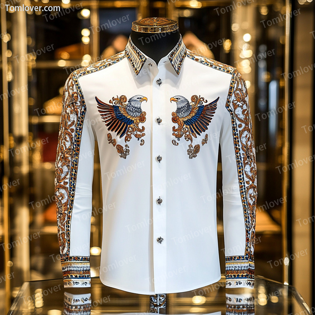 2025 Best Men's Unique Luxe Collection Classic Casual Shirt