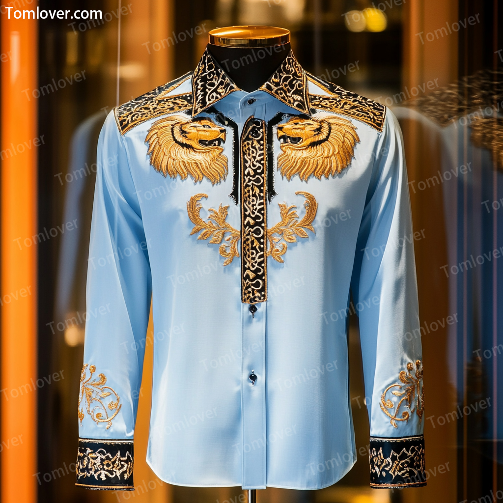 2025 Best Men's Unique Luxe Collection Classic Casual Shirt