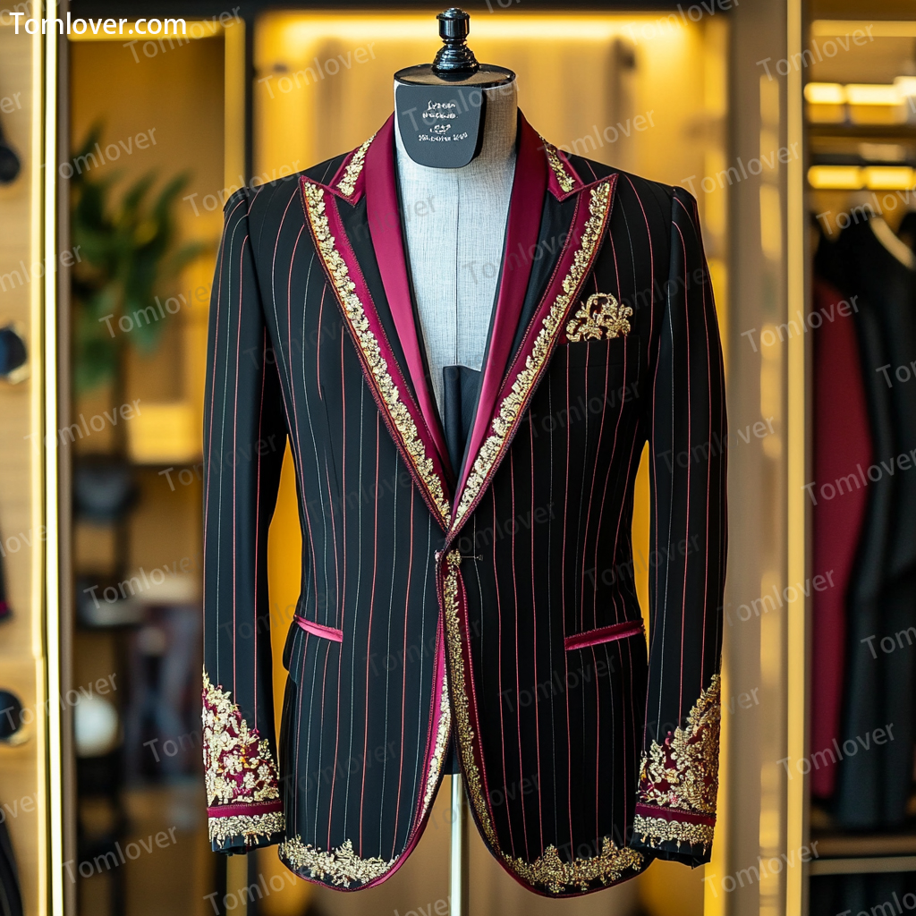 Luxury Stand-up collar Embroidery Jacket Limited sale Fashion Men's High quality High discount