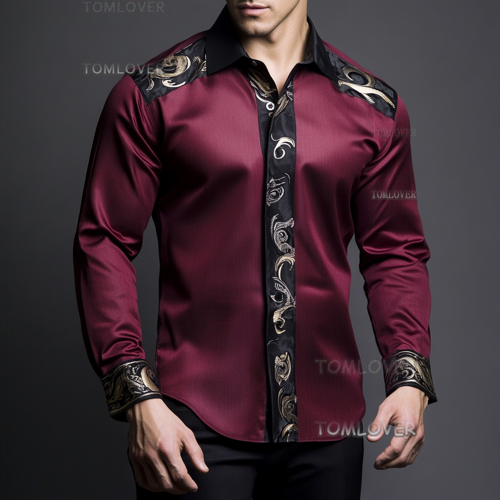 2025 Best Men's Unique Luxe Collection Classic Casual Shirt