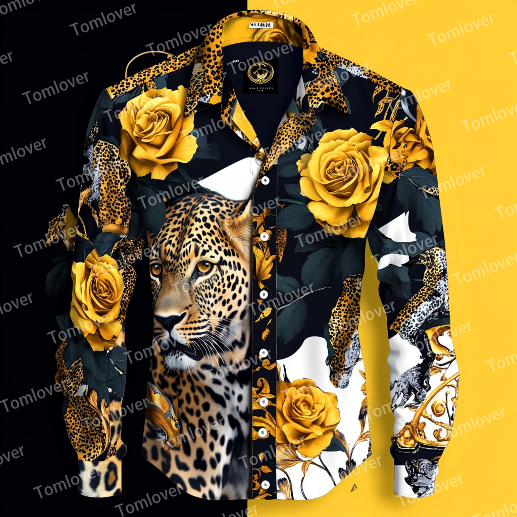 2025 Best Men's Unique Luxe Collection Classic Casual Shirt