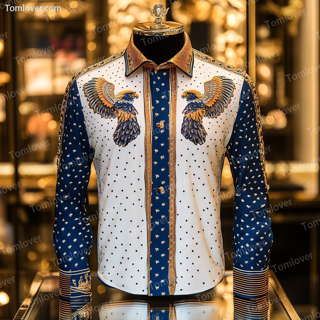 2025 Best Men's Unique Luxe Collection Classic Casual Shirt