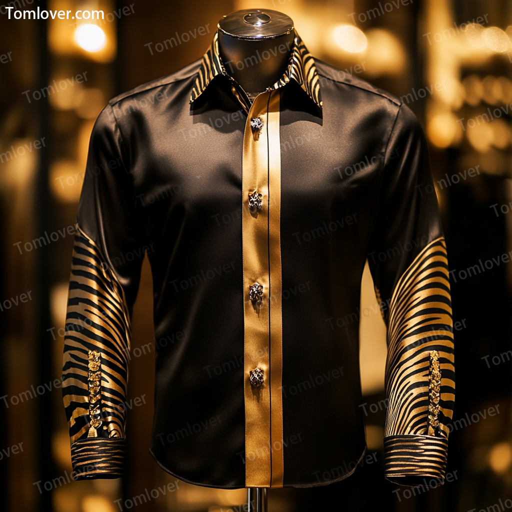 2025 Best Men's Unique Luxe Collection Classic Casual Shirt