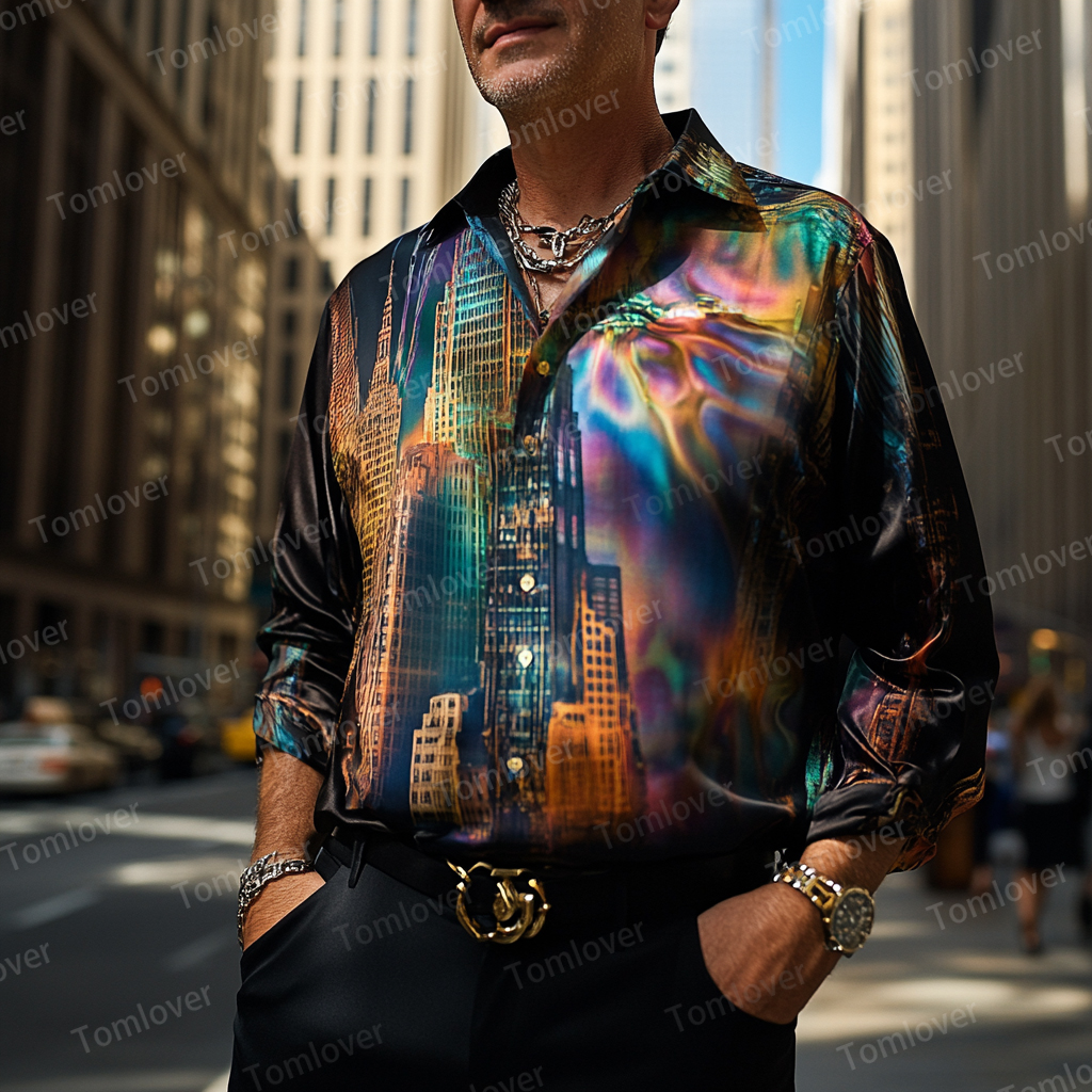 2025 Best Men's Unique Luxe Collection Classic Casual Shirt