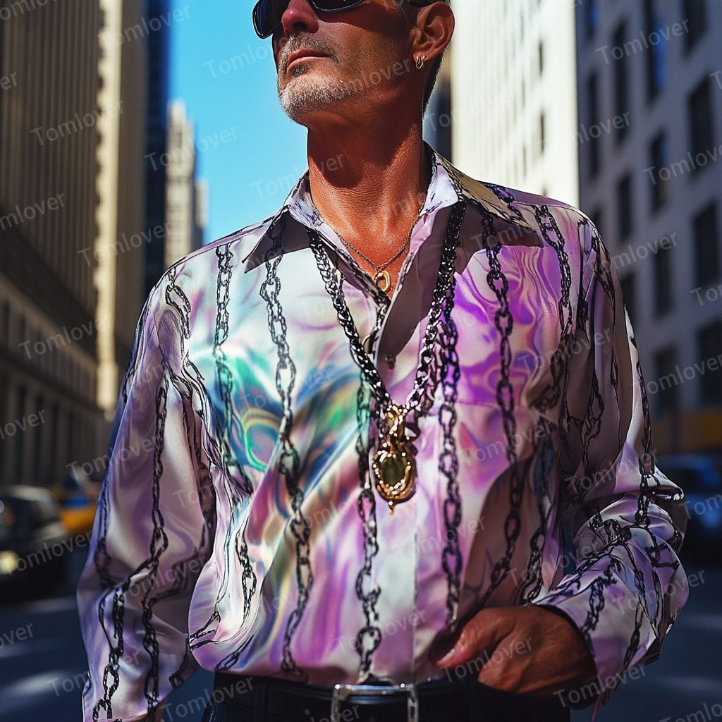 2025 Best Men's Unique Luxe Collection Classic Casual Shirt