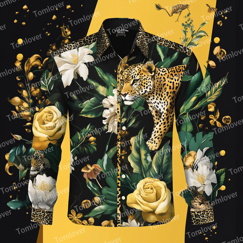 2025 Best Men's Unique Luxe Collection Classic Casual Shirt