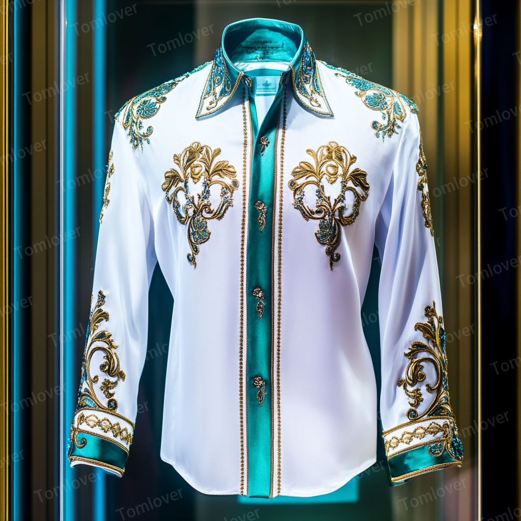 2025 Best Men's Unique Luxe Collection Classic Casual Shirt