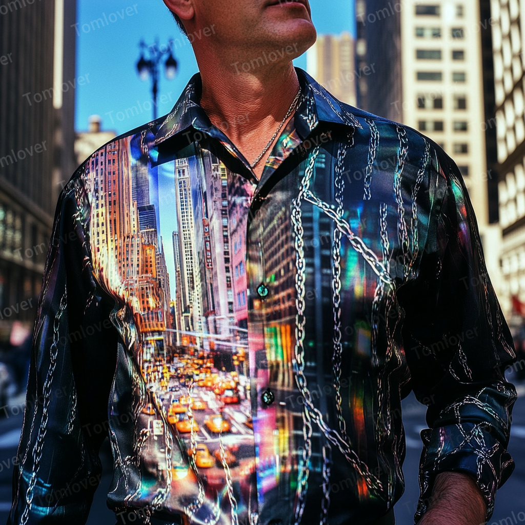 2025 Best Men's Unique Luxe Collection Classic Casual Shirt