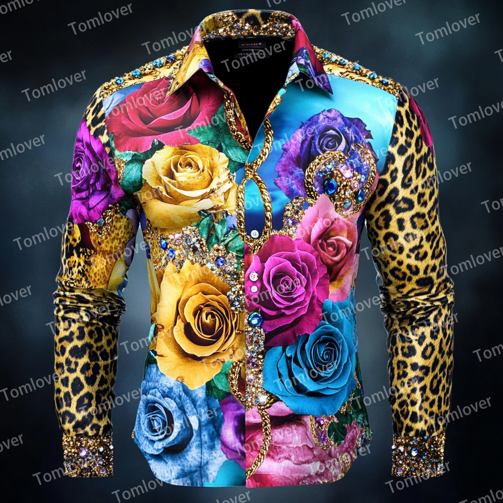 2025 Best Men's Unique Luxe Collection Classic Casual Shirt