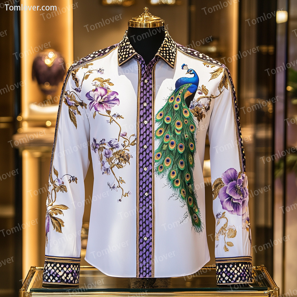 2025 Best Men's Unique Luxe Collection Classic Casual Shirt