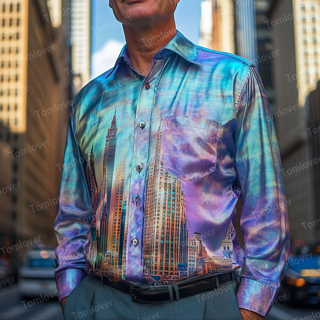 2025 Best Men's Unique Luxe Collection Classic Casual Shirt