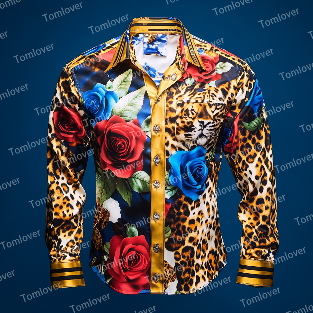 2025 Best Men's Unique Luxe Collection Classic Casual Shirt