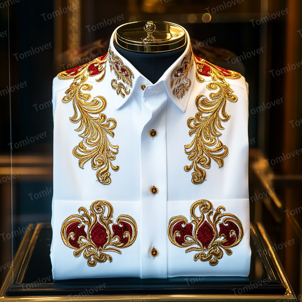 2025 Best Men's Unique Luxe Collection Classic Casual Shirt