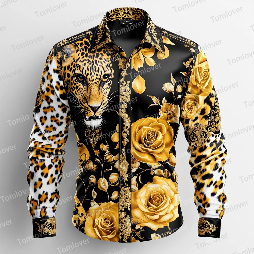 2025 Best Men's Unique Luxe Collection Classic Casual Shirt