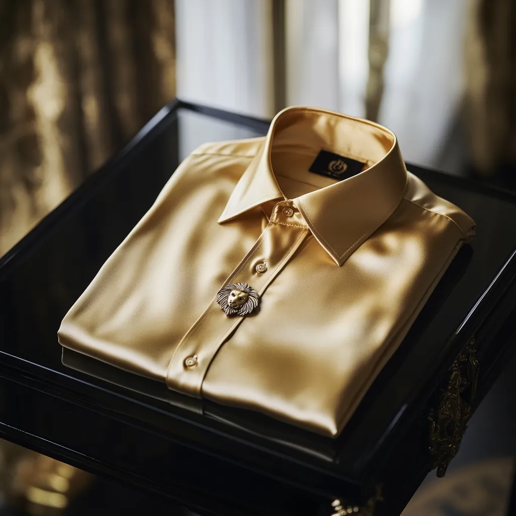 Perfect best unique Luxe Collection Silk High Elasticity shirt