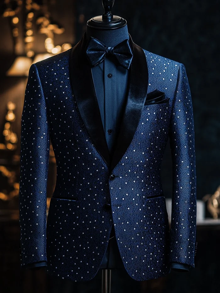 Unique  business gentleman casual Men's Luxury Business Casual Fashion Blazer Suit Coat Jacket