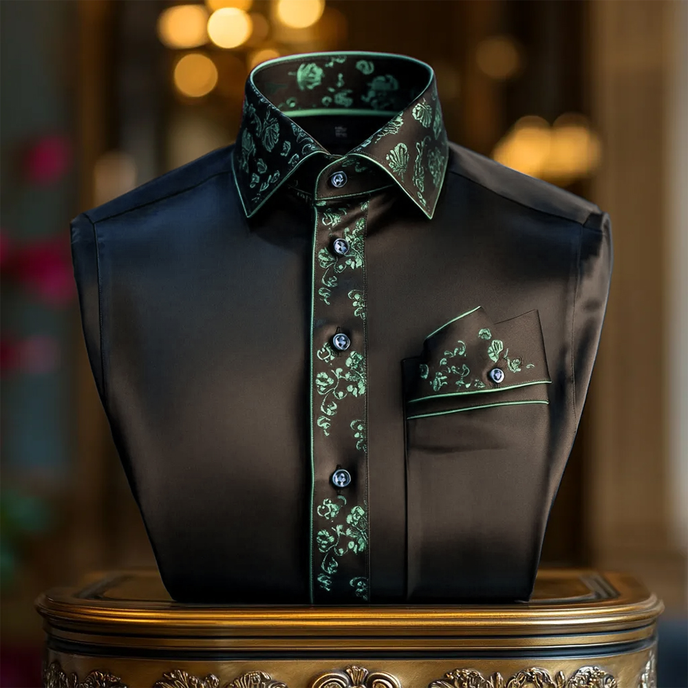 2025 Best Men's Unique Luxe Collection Classic Casual Shirt