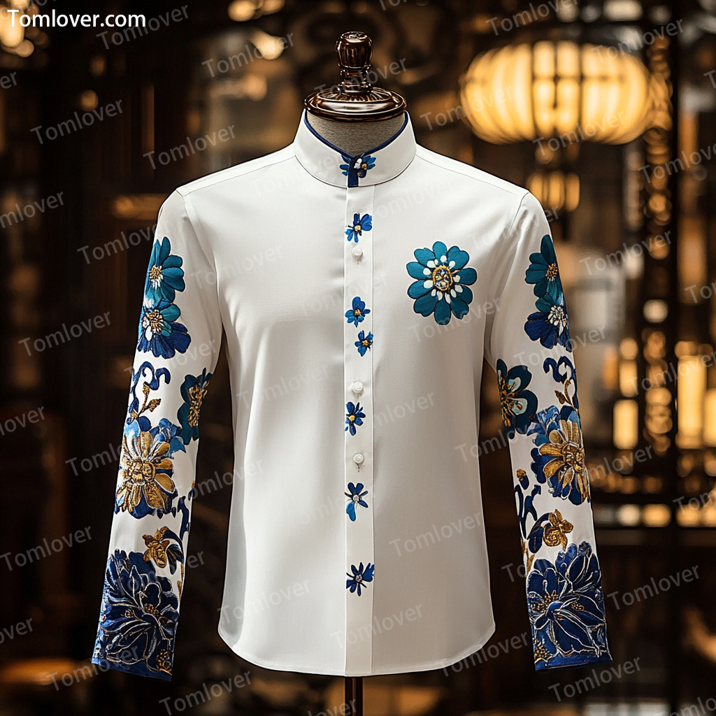 2025 Best Men's Unique Luxe Collection Classic Casual Shirt