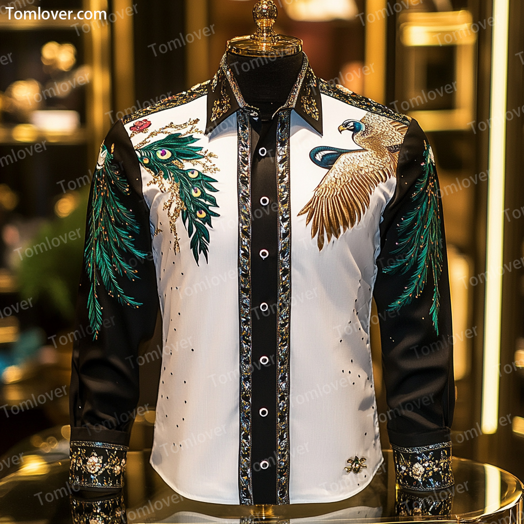 2025 Best Men's Unique Luxe Collection Classic Casual Shirt