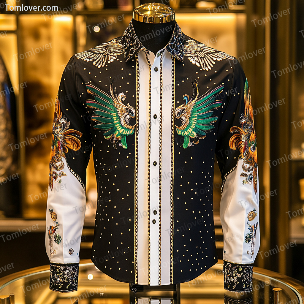 2025 Best Men's Unique Luxe Collection Classic Casual Shirt