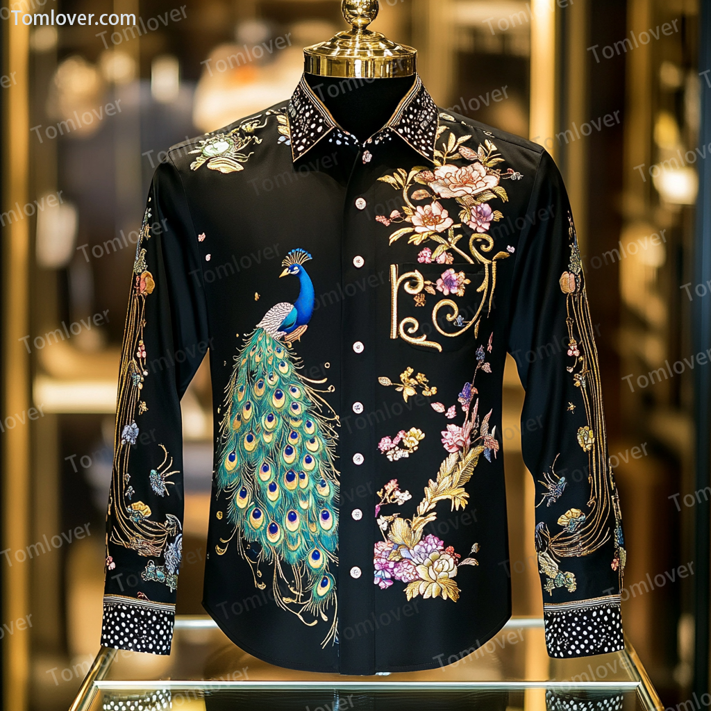 2025 Best Men's Unique Luxe Collection Classic Casual Shirt