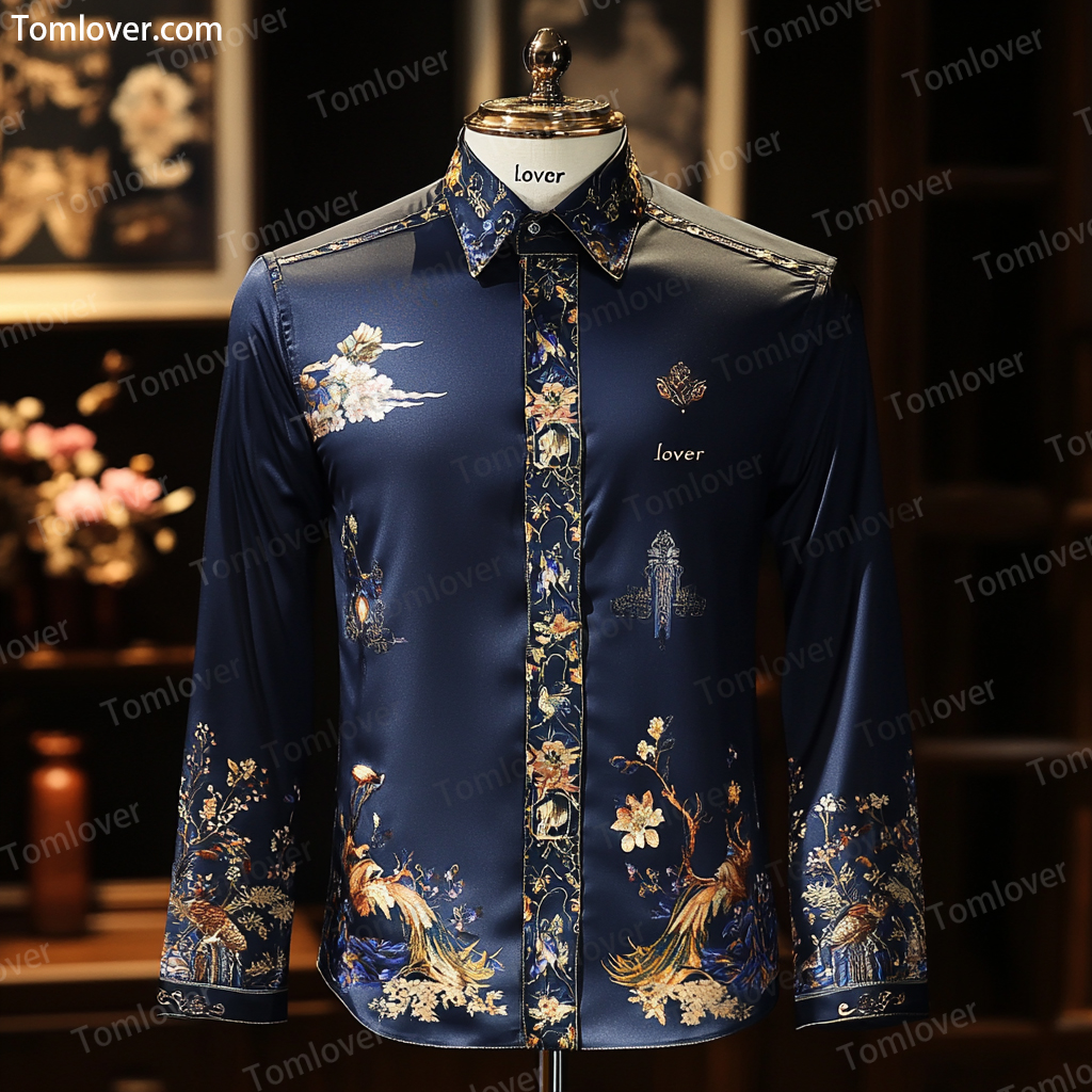 2025 Best Men's Unique Luxe Collection Classic Casual Shirt