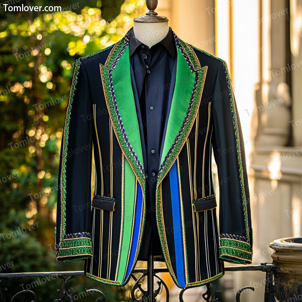 Luxury Stand-up collar Embroidery Jacket Limited sale Fashion Men's High quality High discount