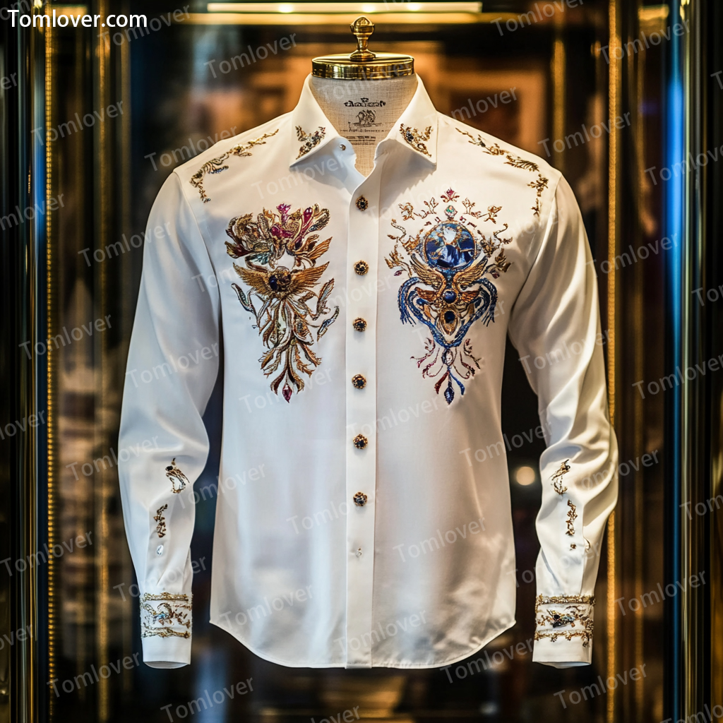 2025 Best Men's Unique Luxe Collection Classic Casual Shirt