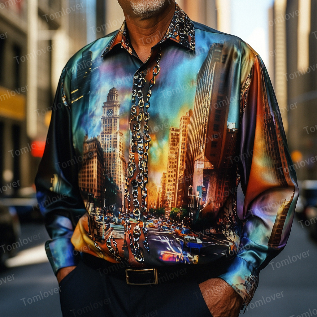 2025 Best Men's Unique Luxe Collection Classic Casual Shirt